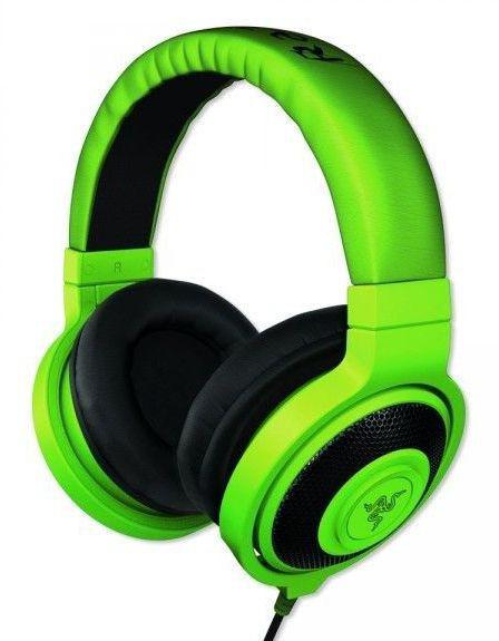 Наушники RAZER Kraken (RZ12-00870100-R3M1), полноразмерные, зеленый