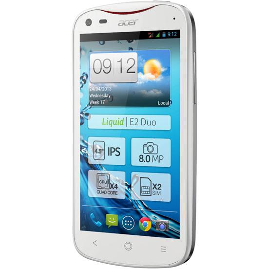 Мобильный телефон (смартфон) Acer Liquid E2 Duo V370 White