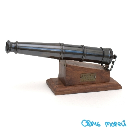 Подзорная труба Пушка на лафете Canon Shape Telescope London 1885