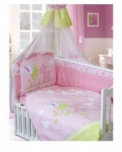 Постельное бельё Little Friend розовое 60х120 Золотой Гусь