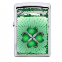 Зажигалка Zippo Clover с листком клевера