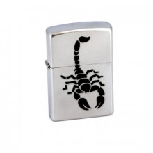 Зажигалка Zippo Scorpion Satin Chrome