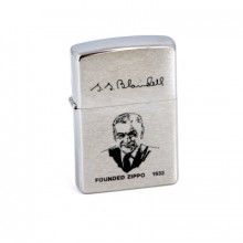 Зажигалка Zippo Founder's light Brushed Chrome